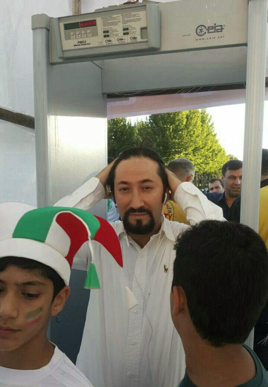 گیت ایکس‌ری در ورودی ورزشگاه آزادی