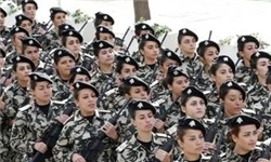عکس/ رژه زنان ارتش لبنان