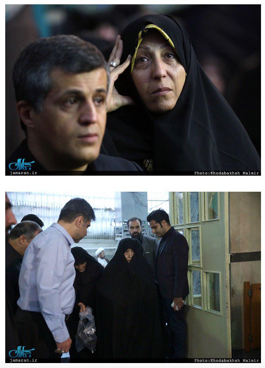 خانواده آیت‌الله هاشمی در اولین اربعین بدون پدر/عکس