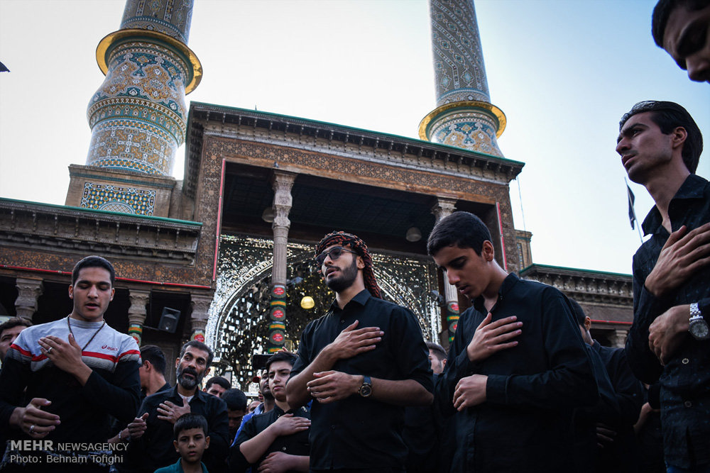 عزاداری اربعین حسینی در حرم حضرت عبدالعظیم (علیه السلام)