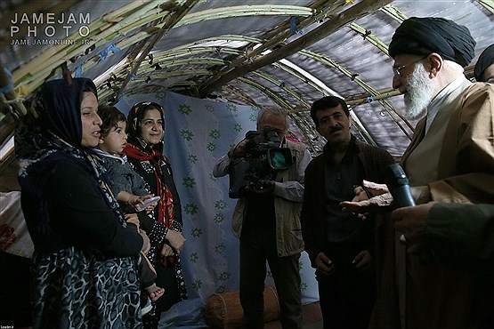 بازدید سرزده رهبر معظم انقلاب از مناطق زلزله زده سرپل ذهاب