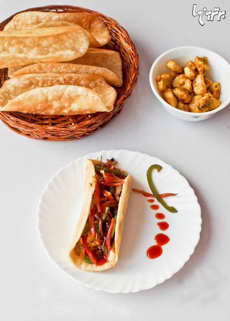 طرز تهیه تاکوی مرغ؛ ناهار مهمان سفره‌ی مکزیکی