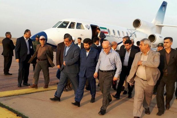 وزیر نفت وارد خوزستان شد