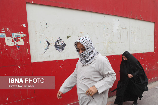گرد و غبار در اهواز