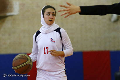 دیدار تیم های بسکتبال بانوان سیاه جامگان مشهد و ساسان کرمان