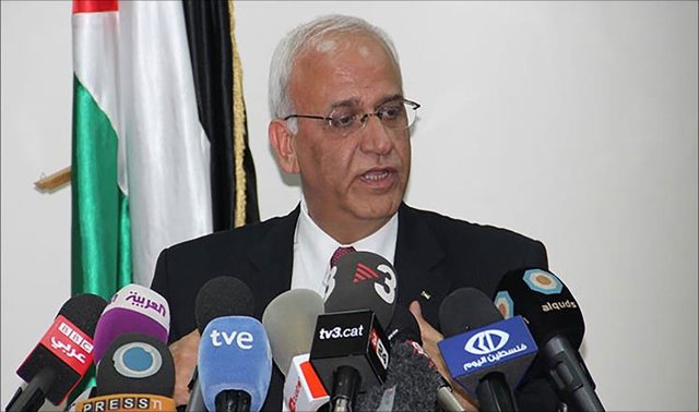 عریقات: برقراری روابط فلسطین-آمریکا منوط به عقب‌نشینی واشنگتن از تصمیمش درباره قدس است