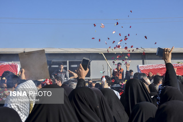 صلح خبر – استقبال از ۲۸ شهید تازه تفحص شده دوران دفاع مقدس