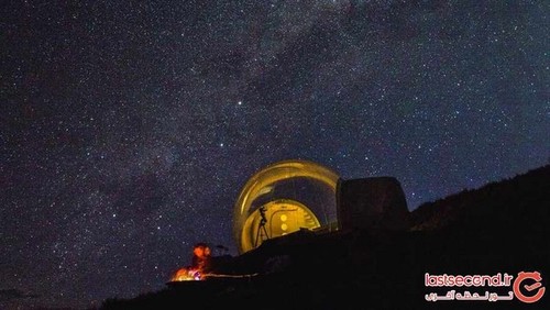 اتاقک های حبابی، هتلی برای تماشای آسمان استرالیا (+عکس)