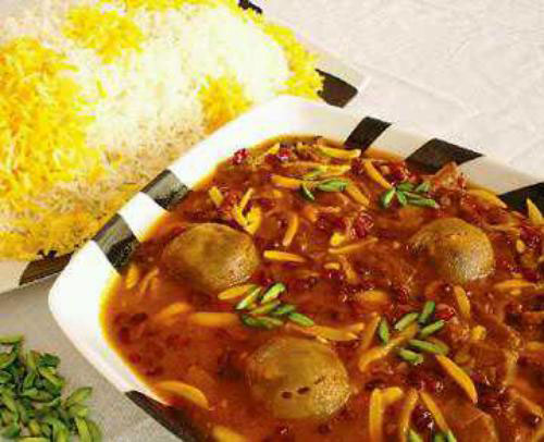 خورش خلال بادام کرمانشاهی، بی نظیرترین خورش ایرانی