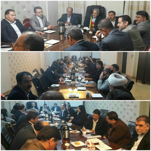 جلسه شبانگاهی نوبخت،واعظی و ترکان