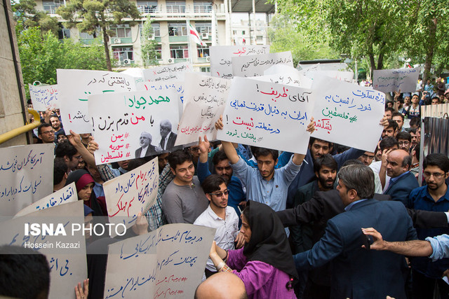 حضور ظریف در دانشگاه امیر کبیر