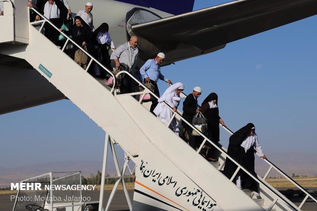 بازگشت ۲۸هزار حاجی با بیش ۱۰۰ پرواز از سرزمین وحی