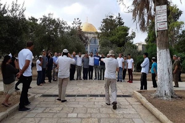 تعرض مجدد شهرک‌نشینان صهیونیست به مسجدالاقصی