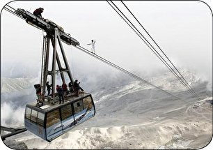 رکورد بندباز سوئیسی (+عکس)