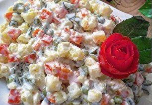طرز تهیه سالاد آمریکایی