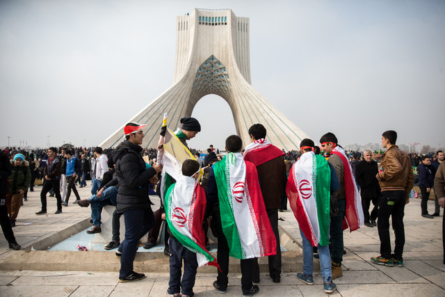 آماده‌باش پلیس پیشگیری برای راهپیمایی ۲۲ بهمن