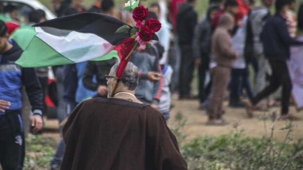 زخمی شدن ۶۰ فلسطینی در پنجاه و ششمین جمعه تظاهرات بزرگ بازگشت در مرز غزه