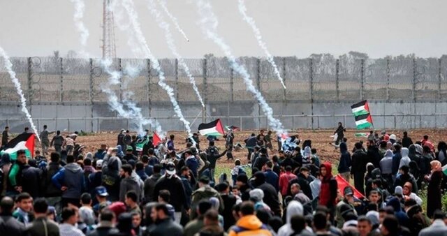 آماده شدن فلسطینیان برای شرکت در پنجاه و چهارمین جمعه تظاهرات بازگشت