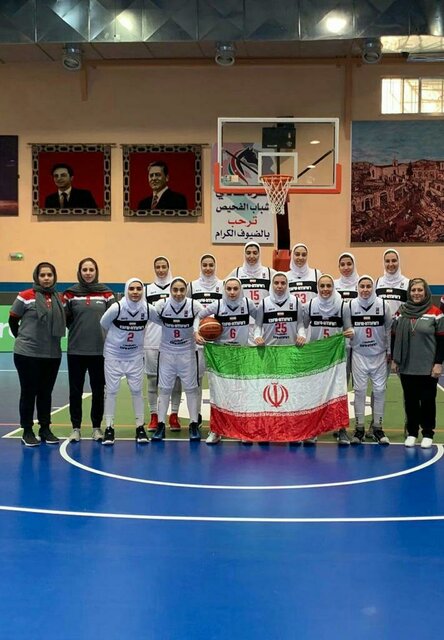 دومین پیروزی نماینده بسکتبال بانوان ایران در غرب آسیا