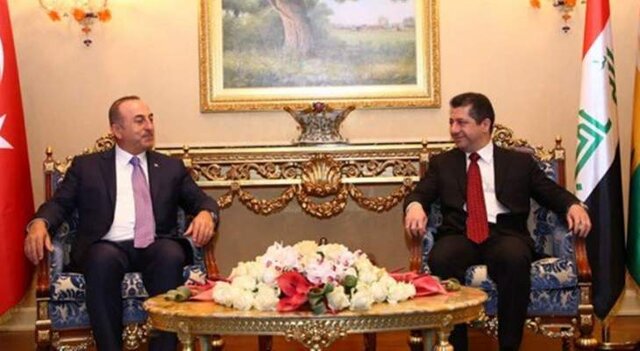 دیدار چاووش اوغلو با مسرور بارزانی