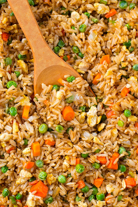 طرز تهیه برنج سرخ کرده چینی؛ پر فیبر و پروتئین