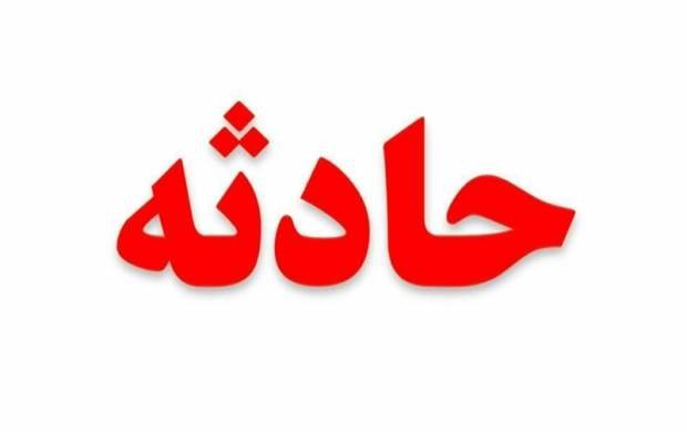 برخورد سرویس مدرسه استثنایی با دیوار در کرج