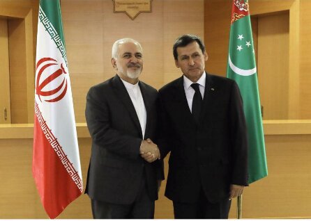گزارش ظریف از دیدارهایش با رئیس جمهور و وزیر خارجه ترکمنستان در عشق آباد