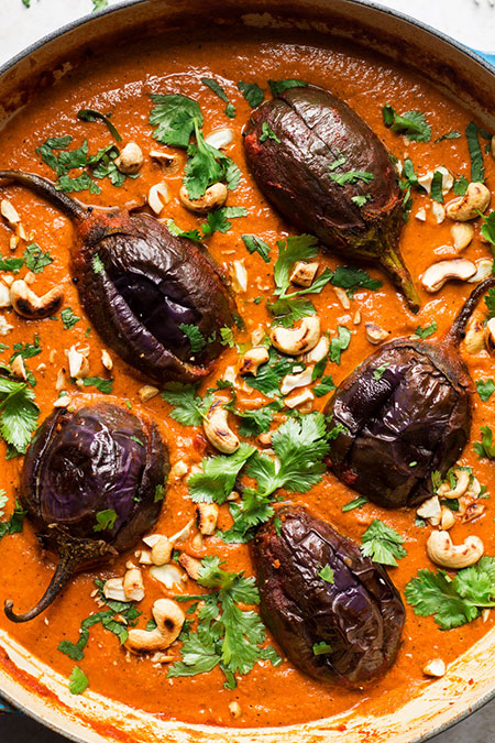 خورش کاری بادمجان یک خورش گیاهی پُرادویه