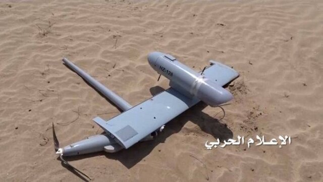 سرنگونی پهپاد جاسوسی عربستان در حجه یمن