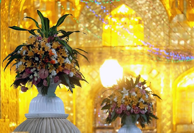فرش گل در حرم امام رضا(ع) پهن می‌شود