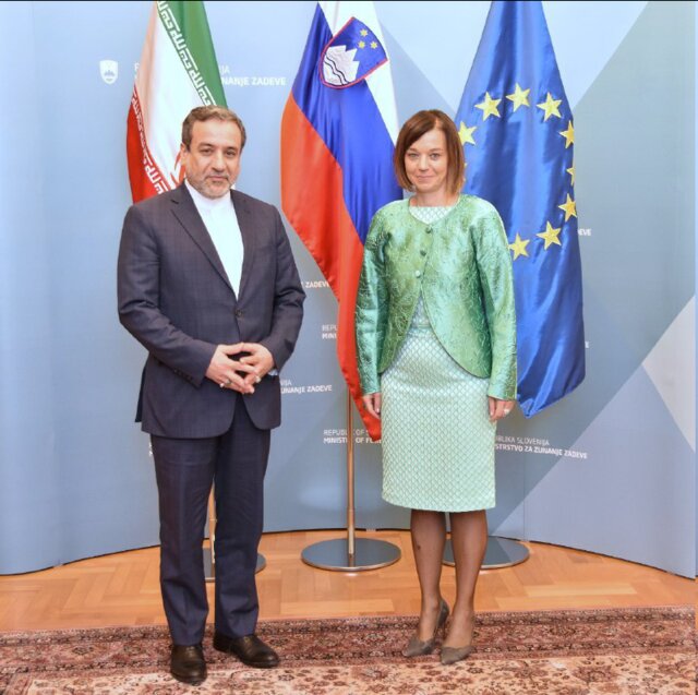 رایزنی عراقچی با معاون وزیر خارجه اسلوونی