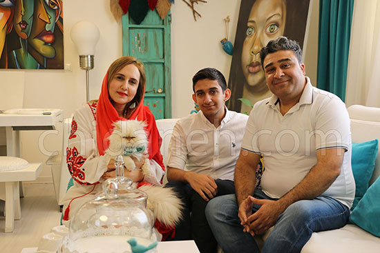 دکوراسیون منزل سه‌خوابه‌ی یک هنرور شیرازی