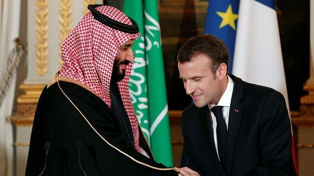 گفت‌وگوی تلفنی ماکرون با بن سلمان در مورد اوضاع منطقه