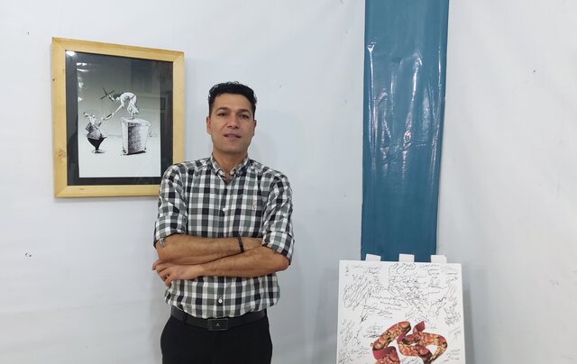 هنرمندی که خودش را هیچ می‌داند!