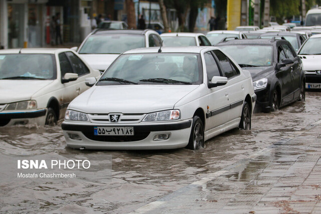 اطلاعیه هواشناسی درباره تداوم بارش‌ها و احتمال آبگرفتگی معابر