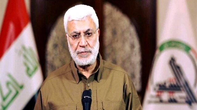 نصب یادبود ابومهدی المهندس نزدیکی فرودگاه بغداد
