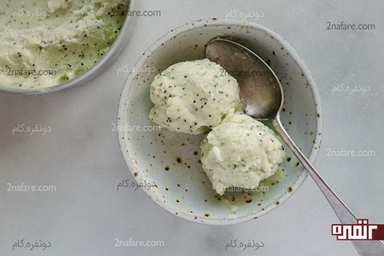 یخ در بهشت کیوی؛ عصرانه دلچسب پاییزی