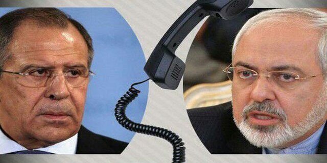 گفت‌وگوی ظریف و لاورف درباره روابط دوجانبه، کرونا و اوضاع سوریه