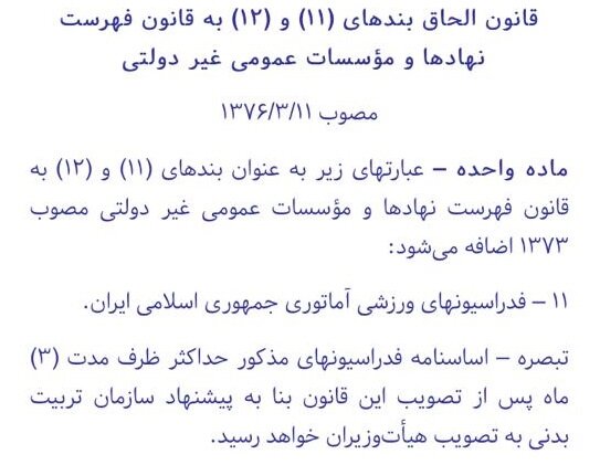یک شکایت تا ابطال اساسنامه فدراسیون فوتبال/ برگی دیگر از تخلفات دوره تاج!