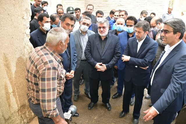 آغاز عملیات اجرایی احداث مخزن بتنی با حضور معاون وزیر کشور در بیرجند