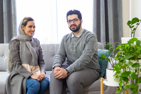دکوراسیون منزل آذین و نویدرضا؛ ساده و شیک و آرام