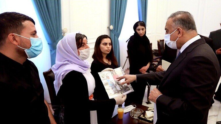 الکاظمی به ایزدی‌ها قول داد پرونده‌ ربوده‌شدگان آنها را بین‌المللی کند
