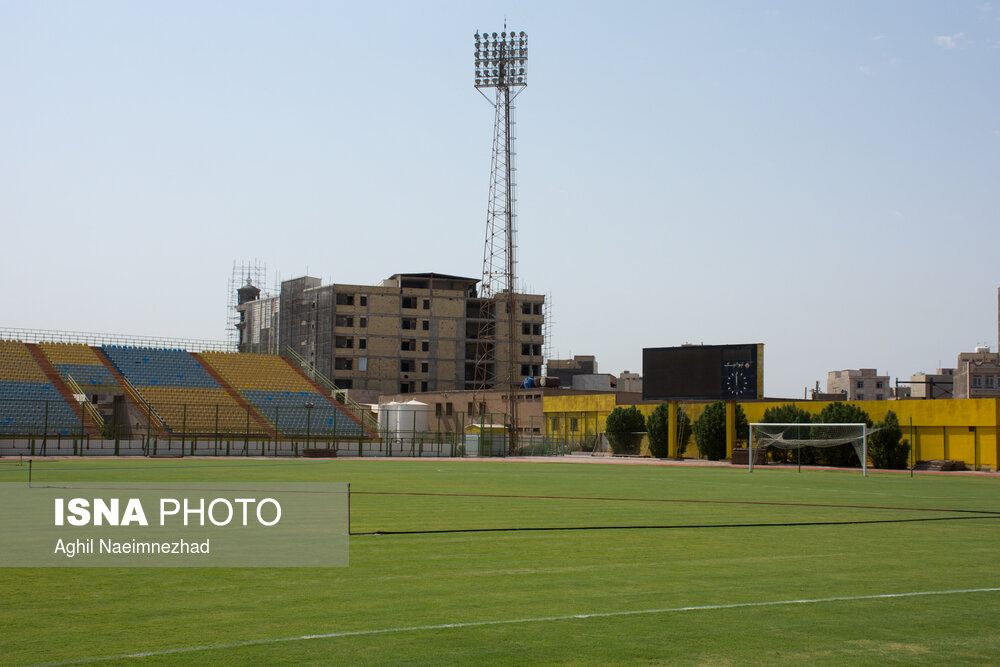 ایرادات ورزشگاه تختی آبادان رفع شد