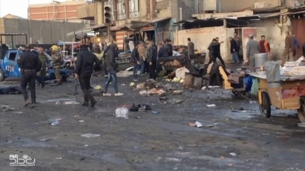 وقوع انفجار انتحاری در بغداد با بیش از ۳۰ کشته و زخمی
