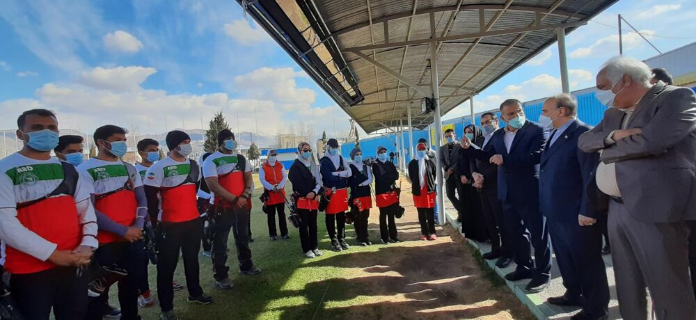خوابگاه تیروکمان با حضور وزیر ورزش افتتاح شد