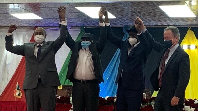 امضای توافق صلح خبر میان دولت و “جنبش مردمی” سودان