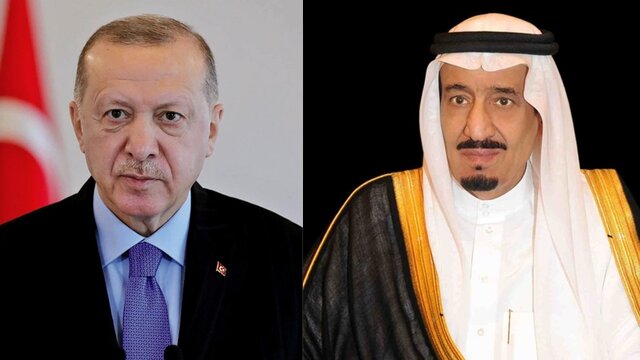 تماس تلفنی اردوغان با ملک سلمان