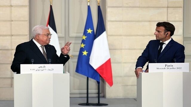 ماکرون: وضعیت در مناطق فلسطینی “فراتر از نگران کننده” است