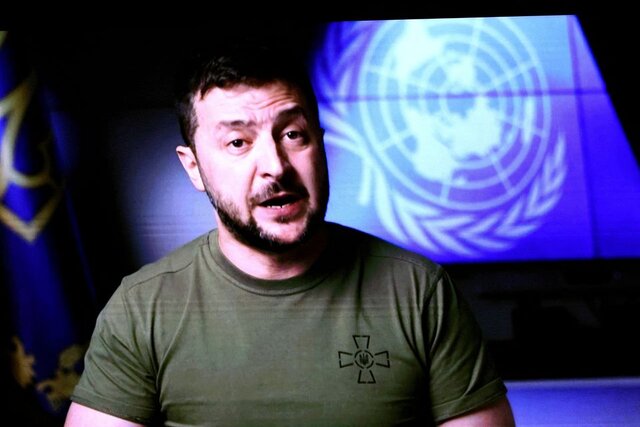 زلنسکی خواستار “مجازات روسیه” شد