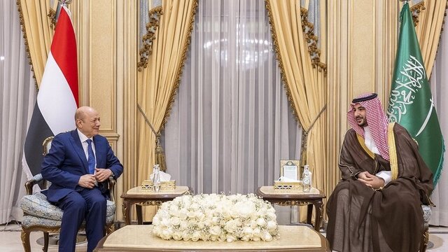 دیدار وزیر دفاع عربستان و رئیس شورای ریاستی یمن درباره تمدید آتش‌بس